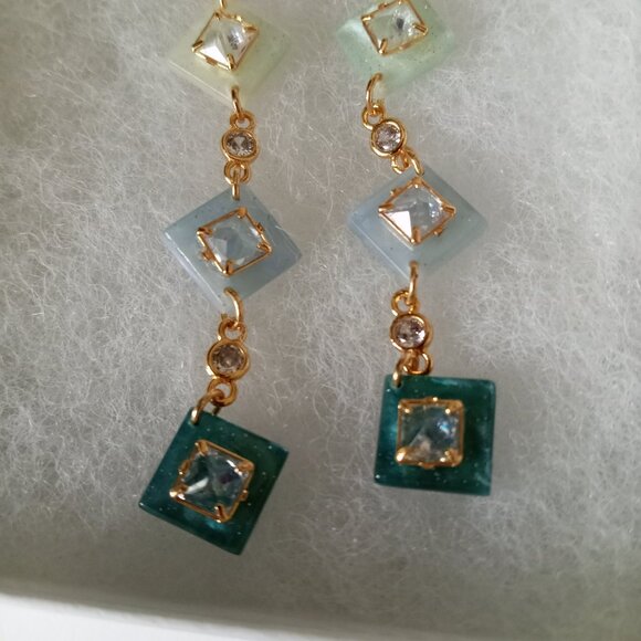 Nakamol Handmade Dangle hanging Earrings NWT - Picture 4 of 4